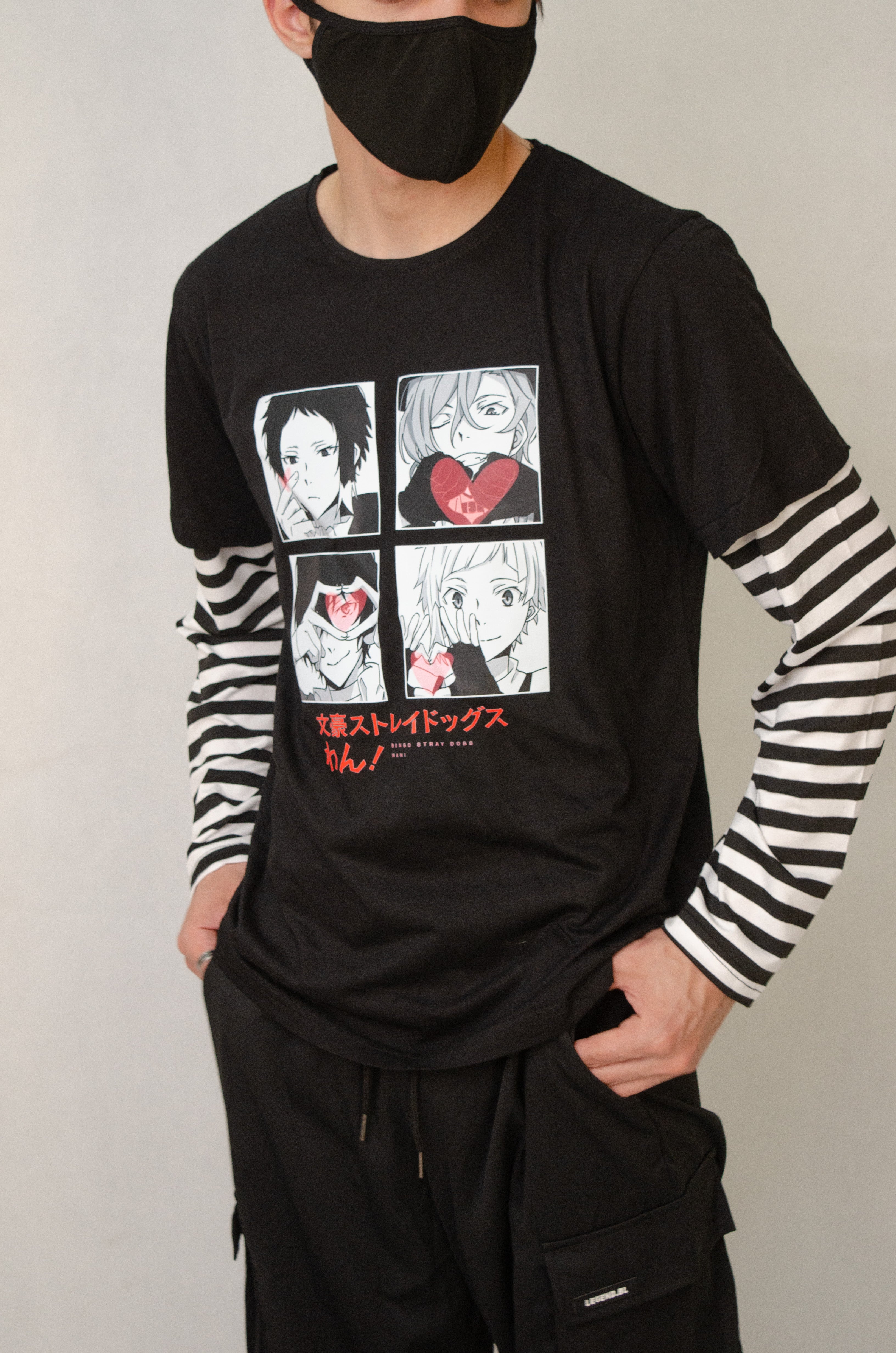 Bungou stray dogs long-sleeved T-shirt - مـوها ستـور