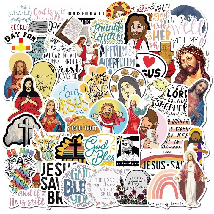 Jesus Stickers - مـوها ستـور