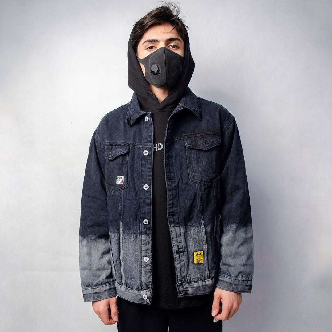Denim jacket gradient color - مـوها ستـور
