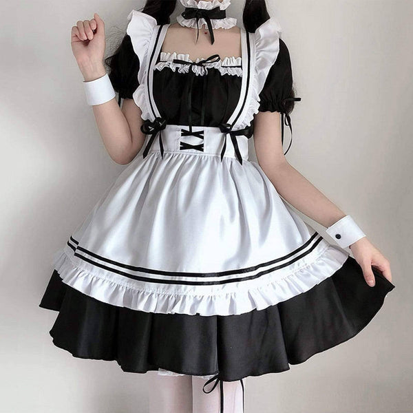 Maid Cosplay Japanese Outfit Dress - مـوها ستـور