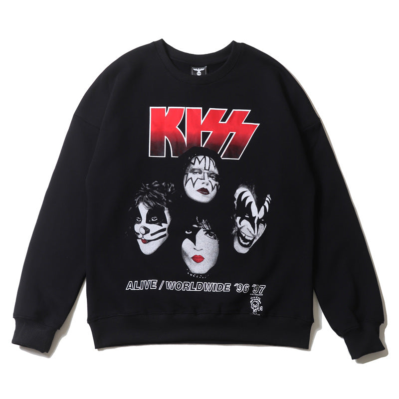 Vintage 90s Kiss Alive Worldwide sweater