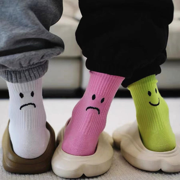 Side happy side Sad socks