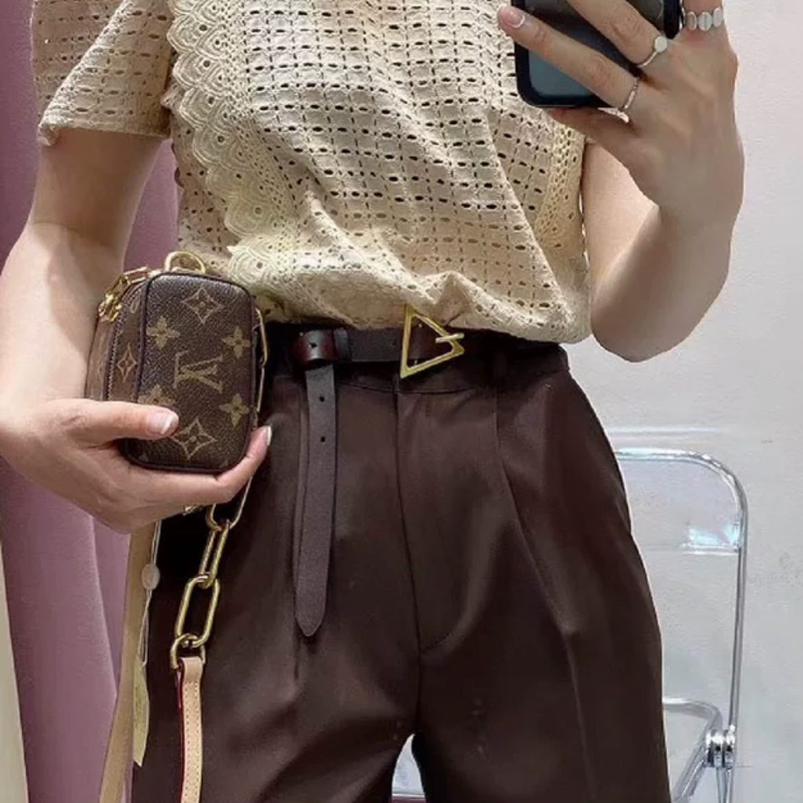 Korean version triangle belt - مـوها ستـور